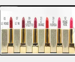 Novo tubo de alumínio profissional de maquiagem de alta qualidade Lipstick Matte Six Different Colors6pcslot6088726