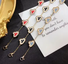 Gold Clover Bracelets Link -Ketten Frauen exquisite unsichtbar für Damen Geschenk luxuriöser hochwertiger Schmuck Multikolor Armband3969881