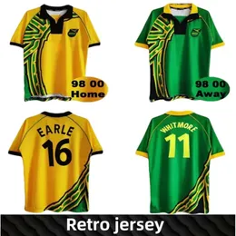 1998 2000 fanów Jamajka męska Retro Soccer koszulka piłkarska Gardner Whitmore Earle Dody Sinclair0 Home Yellow Away Shirts krótkie rękaw