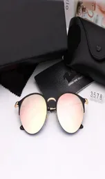 3578 Nowe popularne okrągłe okulary sławne mężczyźni designerskie luksusowe metalowe okulary przeciwsłoneczne moda semirimless okulary przeciwsłoneczne Uv400 Summer G7949814