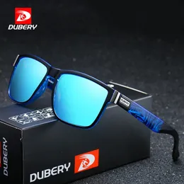 DUBERY Brand Design Polarized Sunglasses Men Driver Shades Male Vintage Sun Glasses For Men Spuare Mirror Summer UV400 Oculos518 240507