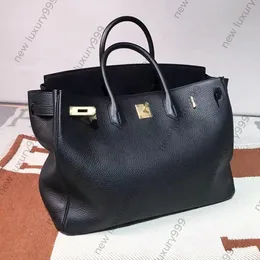 Borse di lusso di tote borse fatte a mano 40 cm di grande capacità classica classica unisex in pelle originale in pelle 22k per hardware splendidamente placcata sacca da viaggio