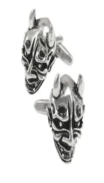 Savoyshi Antigo crânio de crânio de prata para masculino Marca Cuff Botts Ghosts Skeleton Cufflinks Jóias masculinas de alta qualidade3205607