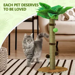 Cat Scratch Post Cat Tree Cat Kratzer Aufkleber Aufkleber Spielzeug Süßes kleines Katzenschwert Hanf Seil Aufkleber 240518