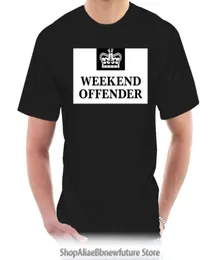 Men039s Tshirts T Shirt Weekend przestępca Czarna biała koszulka oddychająca 5019Y9535006