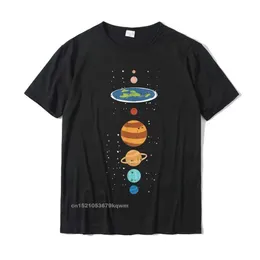 Женская футболка планарная земля и планеты интересная теория заговора, земляная футболка милая мужская футболка хлопковая топ TS Camisa Y240509