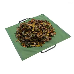Storage Bags Fallen Leaves Bag Yard Waste For Collection Large Capacity Garden Trash Pouch With Carry Handles