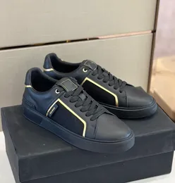 2024S/S Brand Men B-Court Sneakers Shoes White Black Navy Leather Trainers Chunky Rubber Outer Sole Party Dress Skatoboard Walking EU38-46