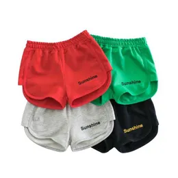 Szorty 2-8t Toddler Baby Shorts Summer Gym Fitness Szorty Dziewczyny Elegancki bawełniany sport