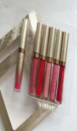 قفل البقاء طوال اليوم يتألق طوال الليل أحمر الشفاه السائل ومعطف Glitter Lip Top 6pcsset في Stock5100253