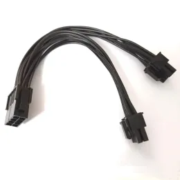 1Pcs 20cm Graphics Card 8 Pin Female To 2/8P(6+2)pin Extention Power Cable Male PCIe PCI Express 4 Lines Cable Connector