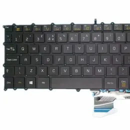 Teclado de retroilumação de laptop para LG 13Z980-B 13Z980-G 13Z980-M 13Z980-T 13Z980-GA56J GA5CJ GR55J GR56J 13Z980-MR33J Reino Unido UK