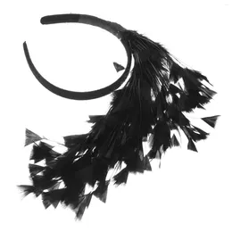 Bandana Hair Band Band Party Fascinator Headpip Decorate Decorative for Women Plumage Women's Women's