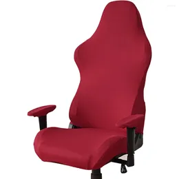 Chaves de cadeira Cadeiras de computador Gaming Protetive Coberla Slipcovers para Protector Room Red Stretch