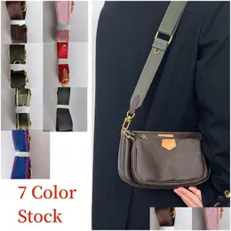 Bag Teile Accessoires 12 Stunden schnelles Schiff Essigner -Gurte für Frauen 116 cm 7 Color Crossbody Bags Belt Mode Shoder Tasche Luxus Lady Dhxo6