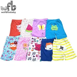 Shorts im Einzelhandel 5 Stück/Charge 0-24 Monate PP Hosen und Shorts Hosen Baby Cartoon Boys und Mädchen Kleidung Neugeborene Kleidung Kinder Sommerkleidung D240510