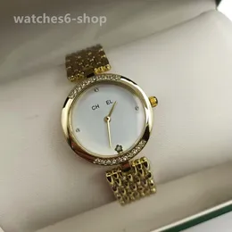 2024 Modna złota stal ze stali nierdzewnej Diamenty Diamenty męskie Mise Out Designer Quartz Automatic Ruch Watch Watch Watches Gold Wysokiej jakości zegarki z pudełkiem