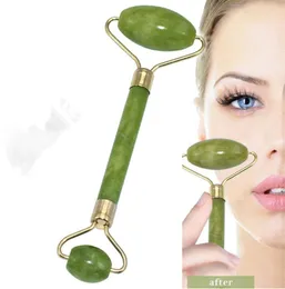 Massagem facial Jade Roller Face Body Cabeça NURANTE DISPOSITIVO DE BELAÇÃO MASSAGEM DE MONTAGEM DO JADE GUA SHA Ferramenta de beleza 19508558151