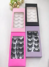 False Eyelashes 5 Pairs Lash Books For Custom Packaging Cases Empty Boxes With Tray9812561