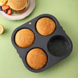 Formy do pieczenia stopnia żywności silikonowa taca chlebowa gospodarstwa domowego w wysokiej temperaturze odporna na hamburger pleśnia piekarnik Air Fryer Tool