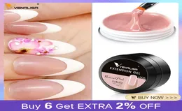 Artnail Venalisa 15 ml Starke Konstruktion Dünner Jelly Pink Clear Builder Camouflage Nagel verlängern französisches Gel9364378