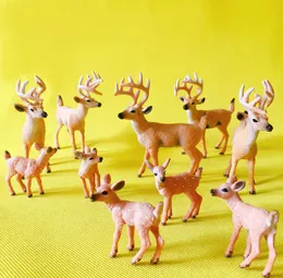 10pcs Ojciec DeerLittle Deerfairy Garden Gnome Animalsmoss Terrarium Home DecorcraftsbonSaidoll Houseminiatesa0192410713