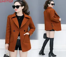 New Windbreaker Coat Autumn Winter Woolen Coat Korea Tops Plus Size Fashion Trench for Women Long Sleeve Ladies Coats 8195347174