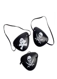 Pirate Eye Patch Halloween Masquerade Pirate Akcesoria Cyclops Eye Patch Lazy Amblyopia Skull Patch High Quality8802192