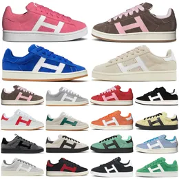 Casual Shoes Suede Shoes Men Women Outdoor shoes 00s Designer Sneakers Bold Pink Glow Pulse Mint Core Black White Solar Super Pop Pink Almost Yellow Women Sports Shoes