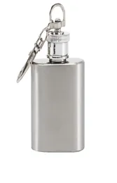 1 oz kalça şişesi paslanmaz çelik çubuk aletler anahtarlık mini taşınabilir dış şarap şişesi vida kapağı viski likör alkol bayrakling 4594481