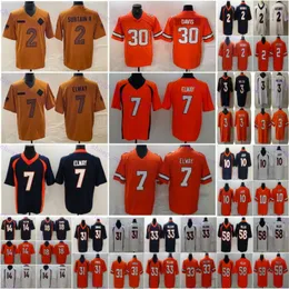 Tani 30 Phillip Lindsay Football Jersey 2 Patrick Surtain II 7 John Elway 58 von Miller Peyton Manning Courtland Sutton Javonte Williams Blue Orange White White