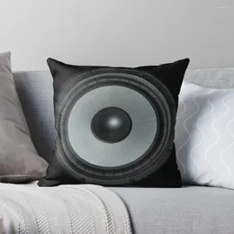 Poduszka czarna głośnik rzuć dekoracyjne poduszki pokrywa sofę zwyczajową
