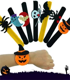 Party bevorzugt Halloween Armband Kürbis Ghost Bat Spider Plüsch Armband Kinder Erwachsene Halloween Loop Dekoration Party Bevorzugung 51726429476