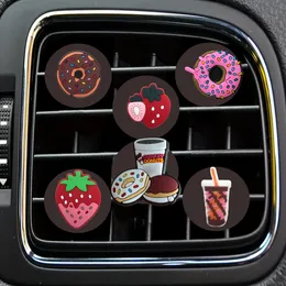 Gaskets Donuts Cartoon Car Air Vent Clip Freshener Clips Per Replacement Conditioner Outlet Conditioning For Office Home Drop Delivery Othao