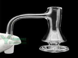 Slim Waist XXL Terp Slurper Hybrid Quartz Blender Banger 80mm Tall 10mm 14mm Male Full Weld Hourglass Cyclone Spinning Splash Guar7140001