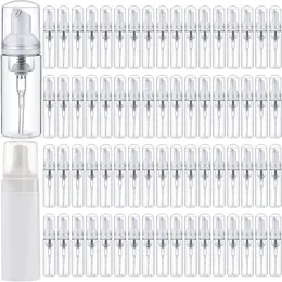 저장 병 30pcs 30ml/40ml/50ml/60ml/100ml 빈 애완 동물 비누 거품 투명 펌프 여행용 샴푸 용기 로션 클렌저 디스펜서