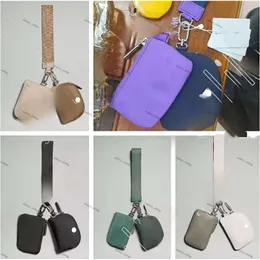 Keeechains Lululemo Designer Fashion Lu-Metal Nuovo giro per poltrona a doppia busta Poccetta Cinturino Doppio cinturino Mini Yoga Borsa da yoga Chiave staccabile 62 937