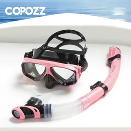 Copozz Professional Diving Scuba Maske Nebel Freie aufblasbare Tauchschugel versiegelte Tauchglasbrille Herrenbrille 240506