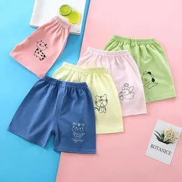Szorty Summer Baby Shorts Boys Botton Sports Shorts Dziewczęta plażowe spodnie dziecięce spodnie 1-4T D240510