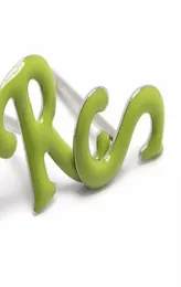 Lettera di logo RAF Studio orecchini squisiti in acciaio titanio semplice marca alla moda alla moda Allmatch Jewelry Accessori3648792
