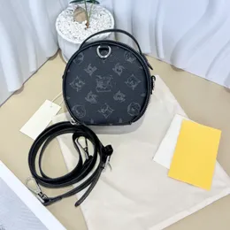 Vintage Round Bag Mini Boite Chapeau Hülle Handtasche Mini Totes Frauen Reisen Luxushandtaschen Kinder Designer Crossbody Schulterpreis Paris Fanny Pack Lederbeutel