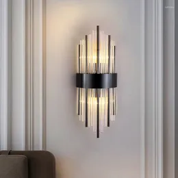 Стеновая лампа современная хрустальная светодиодная светодиод