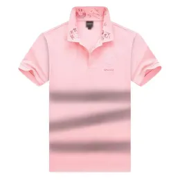 Marka Polo Gömlek Mektubu Pamuk Kısa Kollu Kısa Kol Tişört Tişört Üst Moda İş Mens Polo Gömlek Yaz Kavan Su Geçirmez Eğlence Lüks Spor Giyim M-3XL