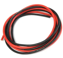 s amp Cable AssembliesElectrical s 1 Black 1meter Red Silicon 12 14 16 22 24AWG Heatproof Soft Silicone Silica Gel Wire Cable9259497