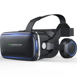 VR Shinecon G04E kulaklık baskısı akıllı telefon sineması 3d gözlük sanal gerçeklik göz lensi giyilebilir oyun kask 240506