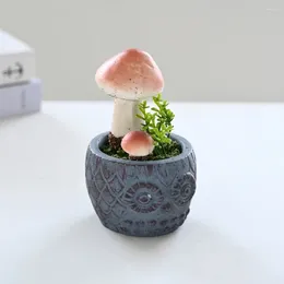 Fiori decorativi Fungo di funghi artificiali decorazioni finte ornamenti piante in vaso bonsai ornamenti