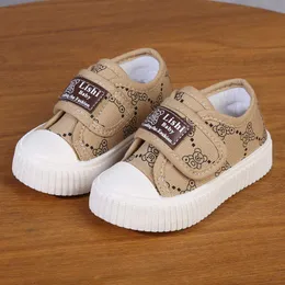 Sneakers Childrens Canvas -Schuhe für Grund- und Sekundarschule Kinder Baby Walking Elementary Casual Herbst 2023 Kinder H240510