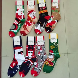 Herrensocken glückliche Socken Mitte der Länge vier Jahreszeiten Frauen Socken Hi Leder Cartoon Weihnachten Socken ab Edition Personalisierte trendige Socken Tzi4