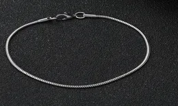 Urok bransoletki gorąca koop breedte 2 mm tytanowa stalowa ketting armband tryb-Sieraden Voor Mannen Vrouwen RVS Link7621374