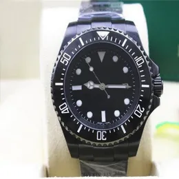 Luxus Uhren mechanisches Edelstahlarmband 44 mm grün blau schwarzes Zifferblatt 126660 116660 Automatische Modemenschen Armbandwatch 232a
